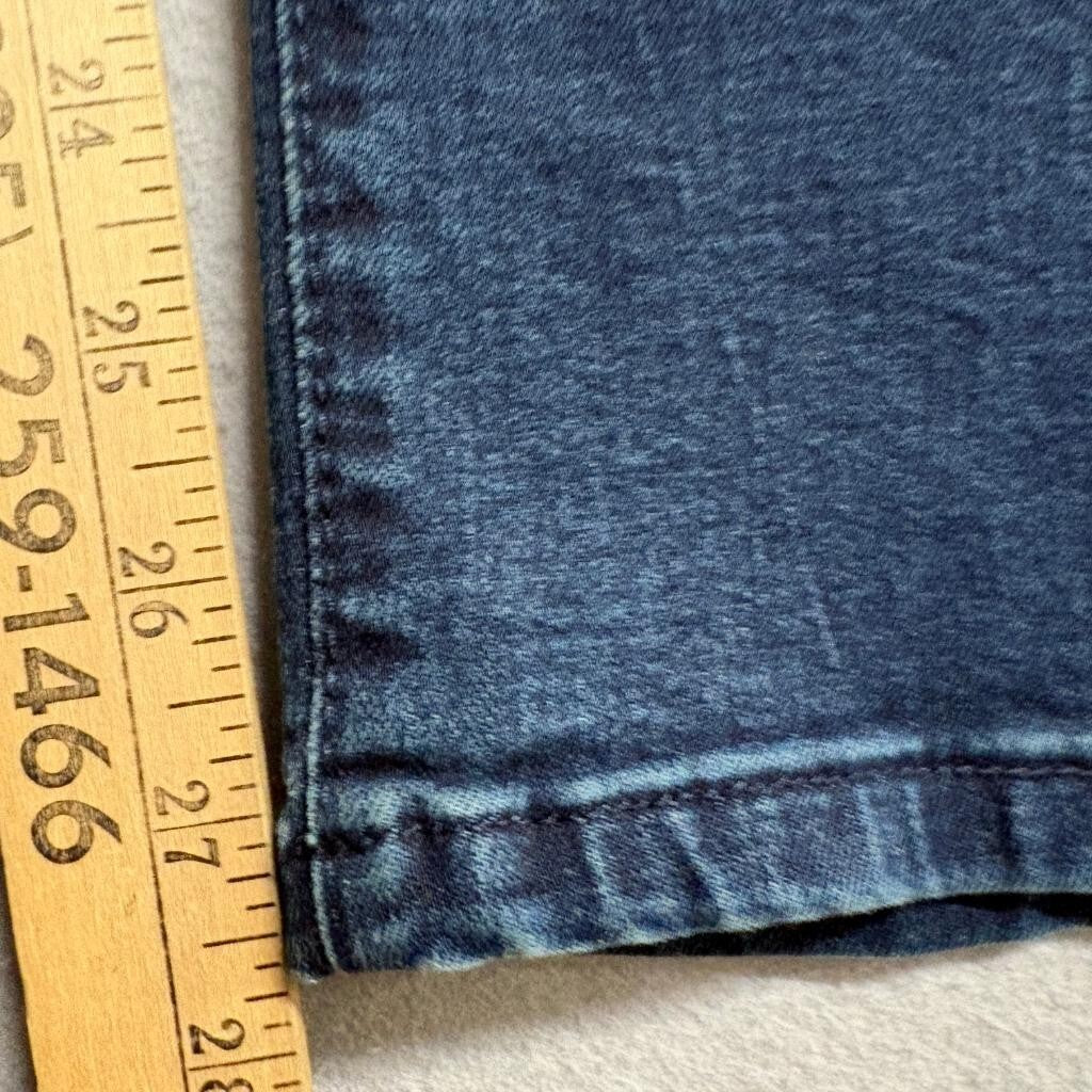 Ace of Diamond Jeans Mens 28x30 Blue Distressed Ripped Slim Straight Stretch