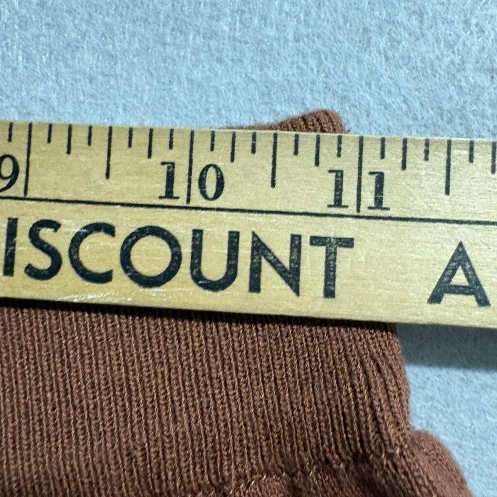 Unbranded Brown Knit Wide Leg Pants Womens Size S Viscose Lounge Cozy