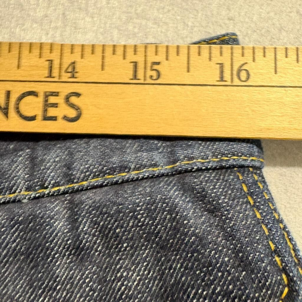 Sonia Rykiel Vintage Wide Leg Denim Jeans Womens Blue High Rise 31x28