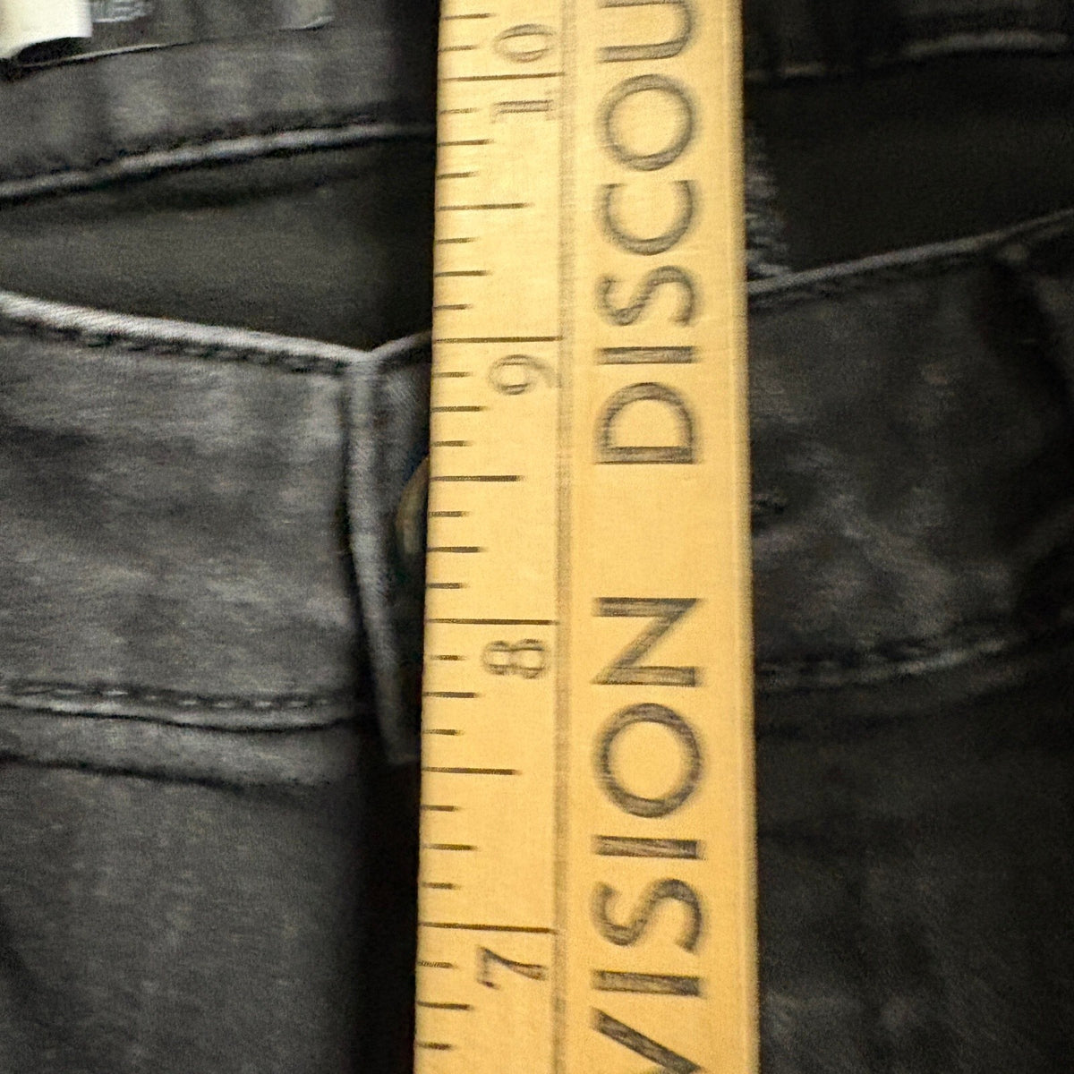Kut from the Kloth Straight Leg Jeans Womens Size 10S Black Denim Stretch
