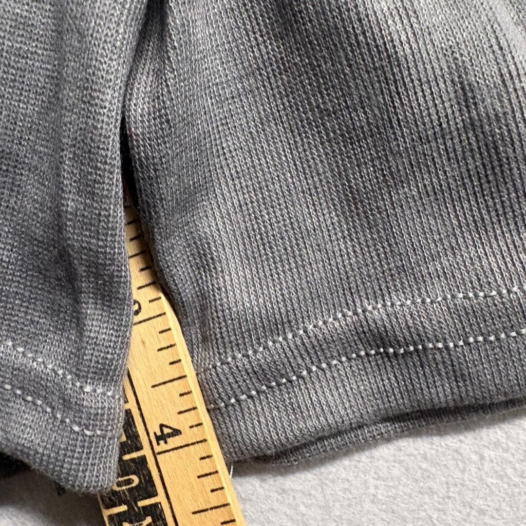 Vintage Basic Editions Gray Knit Shorts Mens XL Elastic Waist Made in USA New