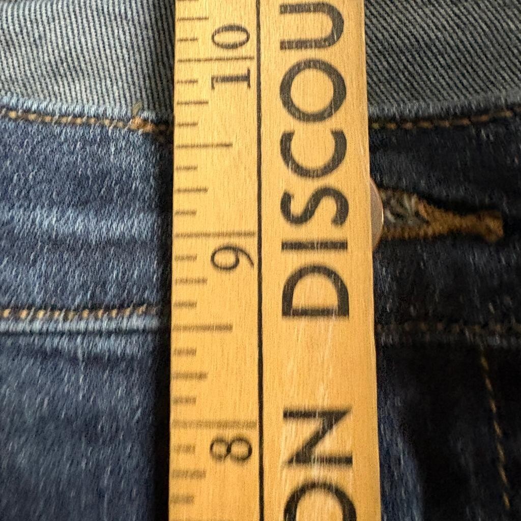 Rock and Republic FIXX Skinny Jeans Womens 16M Blue Denim Distressed R013937