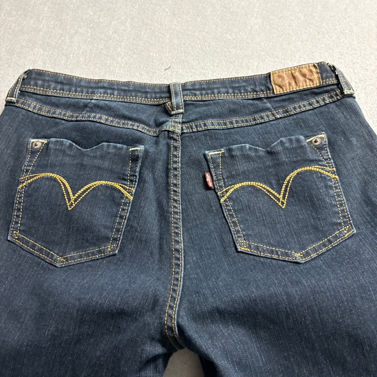 Levi's Womens Legging Jeans Dark Wash Denim Stretch Pants W31 Size 31x24