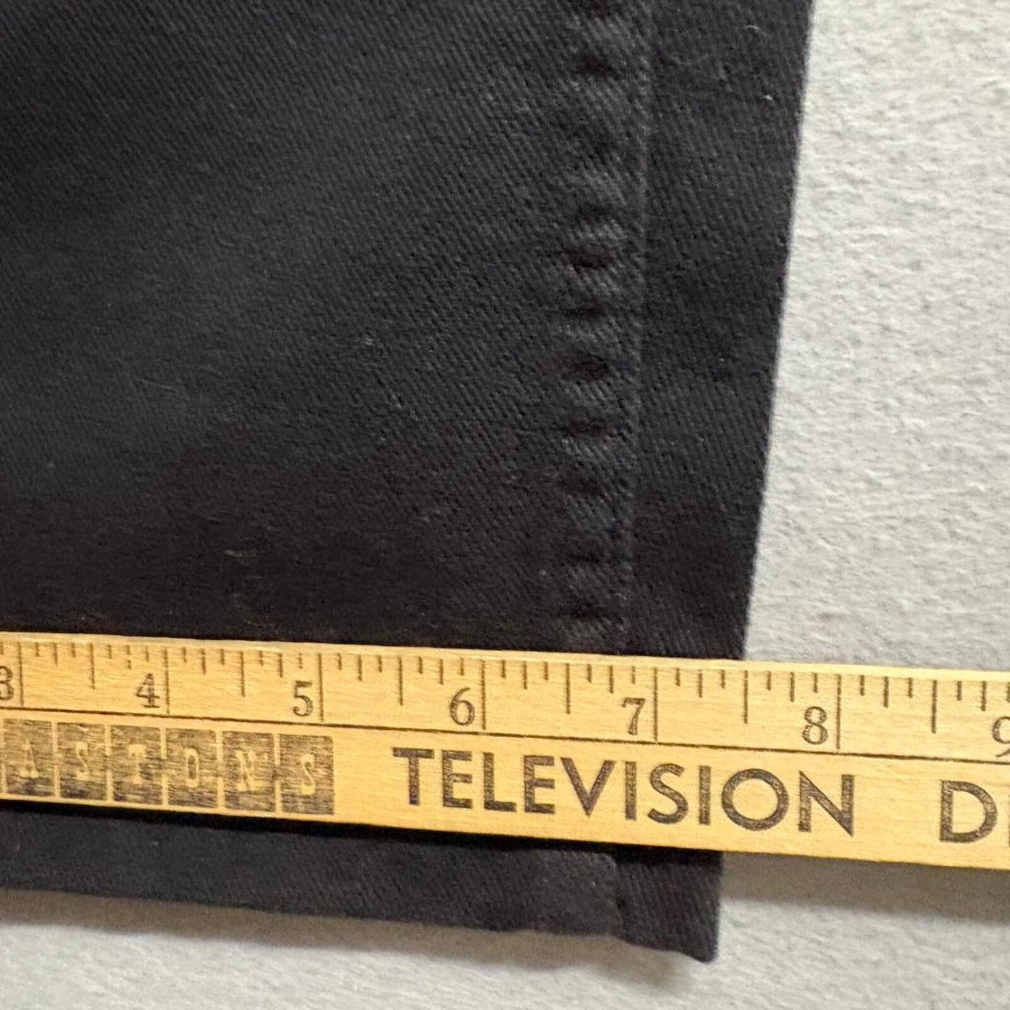 Eddie Bauer Loose Fit Jeans Womens Tall 10 Black Denim High Rise Straight Leg