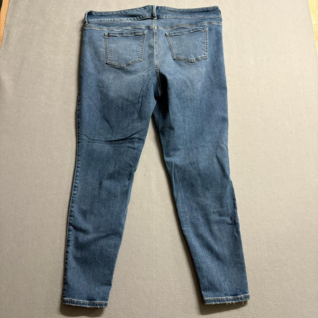 Torrid Super Soft Jeggings Womens 22R Blue Denim Stretch High Rise Skinny Jeans