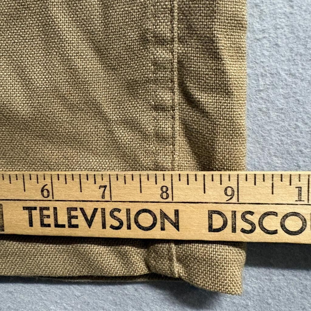 Vintage 70s Levis Sta Prest Pants Mens 36x31 Brown Hop Sack Flare Bell Bottoms