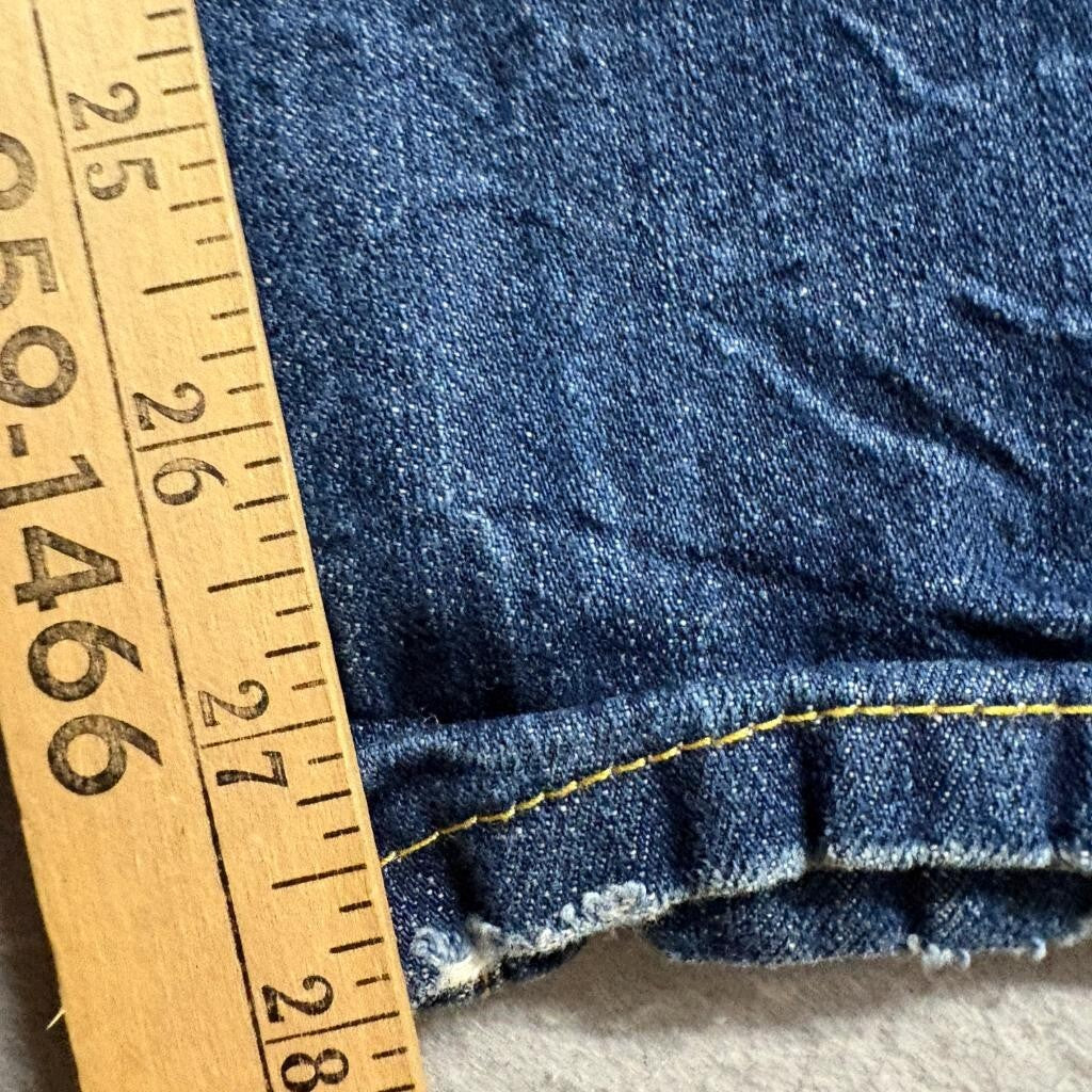 Levis 502 Regular Taper Jeans Boys 14 Reg Distressed Blue Denim 27x27