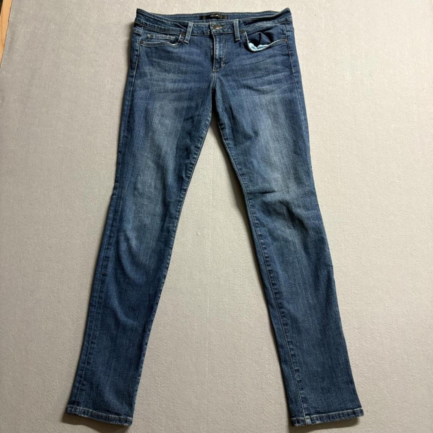 Joe's Jeans The Skinny Womens Size 31 Blue Denim Stretch Slim Leg Jeans