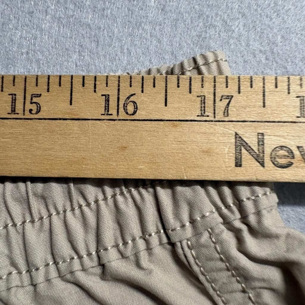 No Boundaries Tech Jogger Pants Mens Large L 36-38 Beige Tapered Leg New