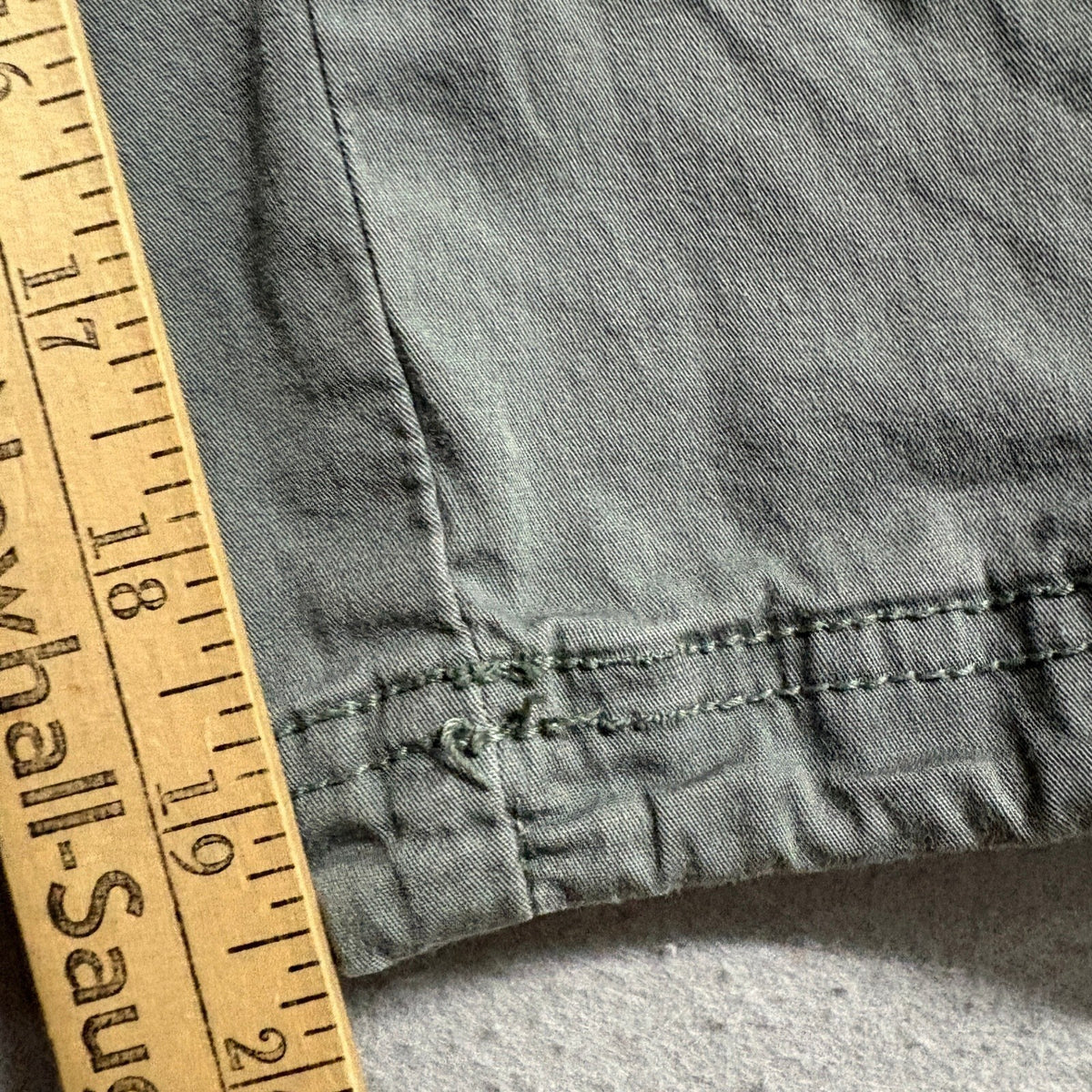 Style & Co Petite Cargo Pants Womens 14P Green Capri Cropped Drawstring Hem