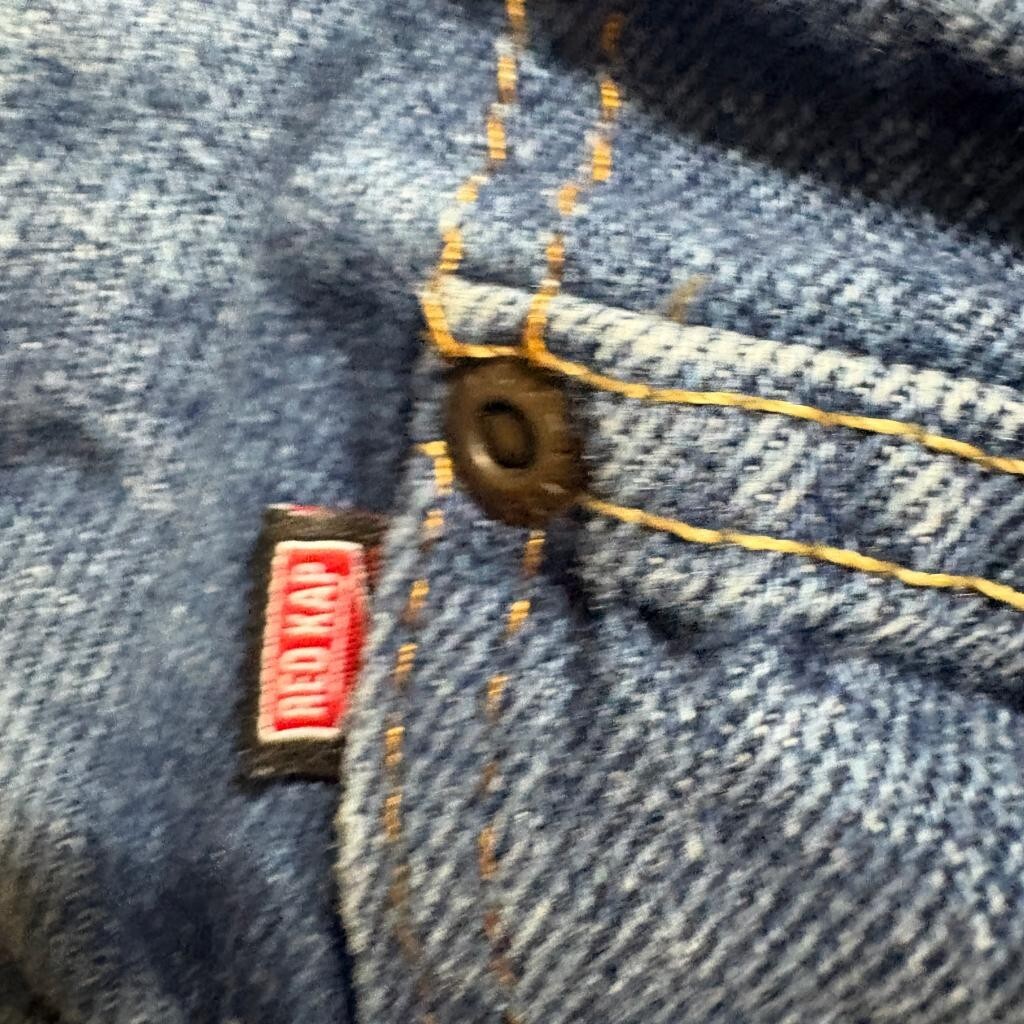 Red Kap Work Jeans Mens 29x30 Blue Denim Straight Leg 100% Cotton PD60PW5
