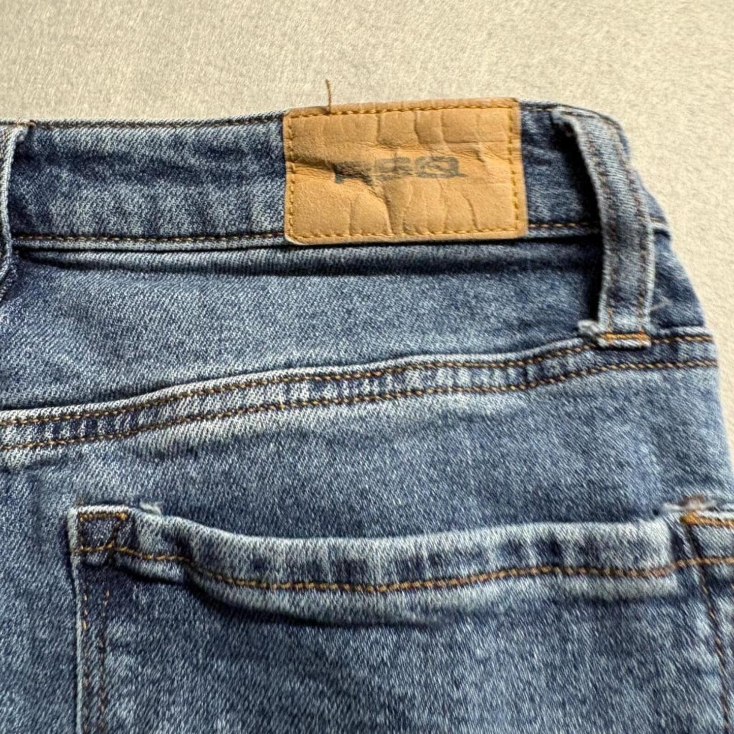 RSQ High Rise Flare Jeans Womens Size 26 Blue Denim Stretch Pants