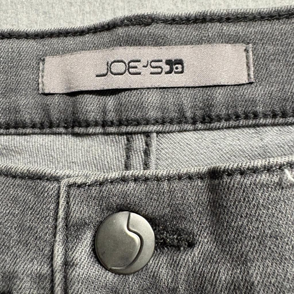 Joe's Jeans Womens 29 Gray Skinny Denim Stretch Pants Mid Rise Ankle