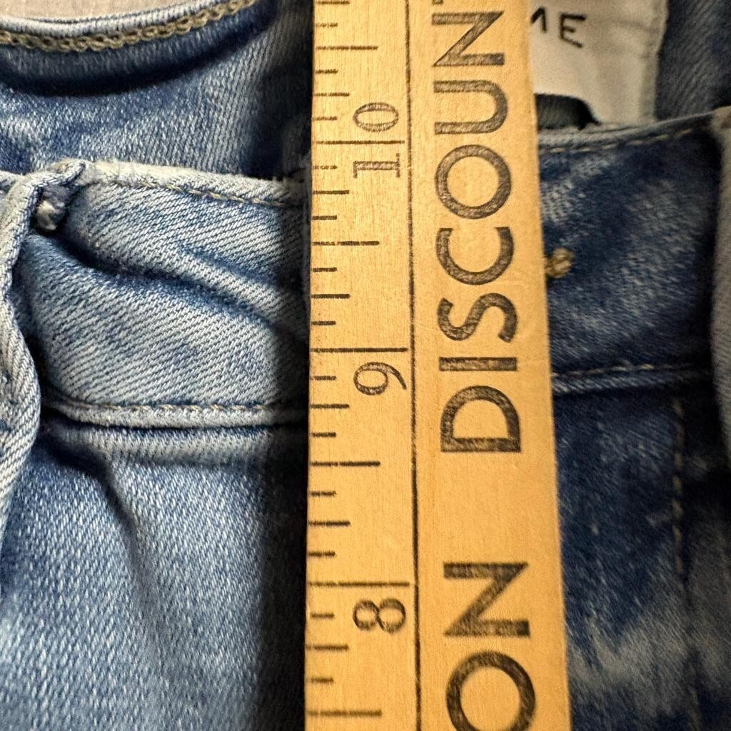 Frame Le High Skinny Jeans Womens 25 Blue Denim Stretch High Rise Slim Fit