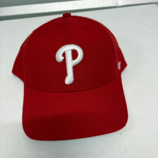Philadelphia Phillies 47 Brand MVP Hat Mens Red Adjustable Strapback MLB Cap