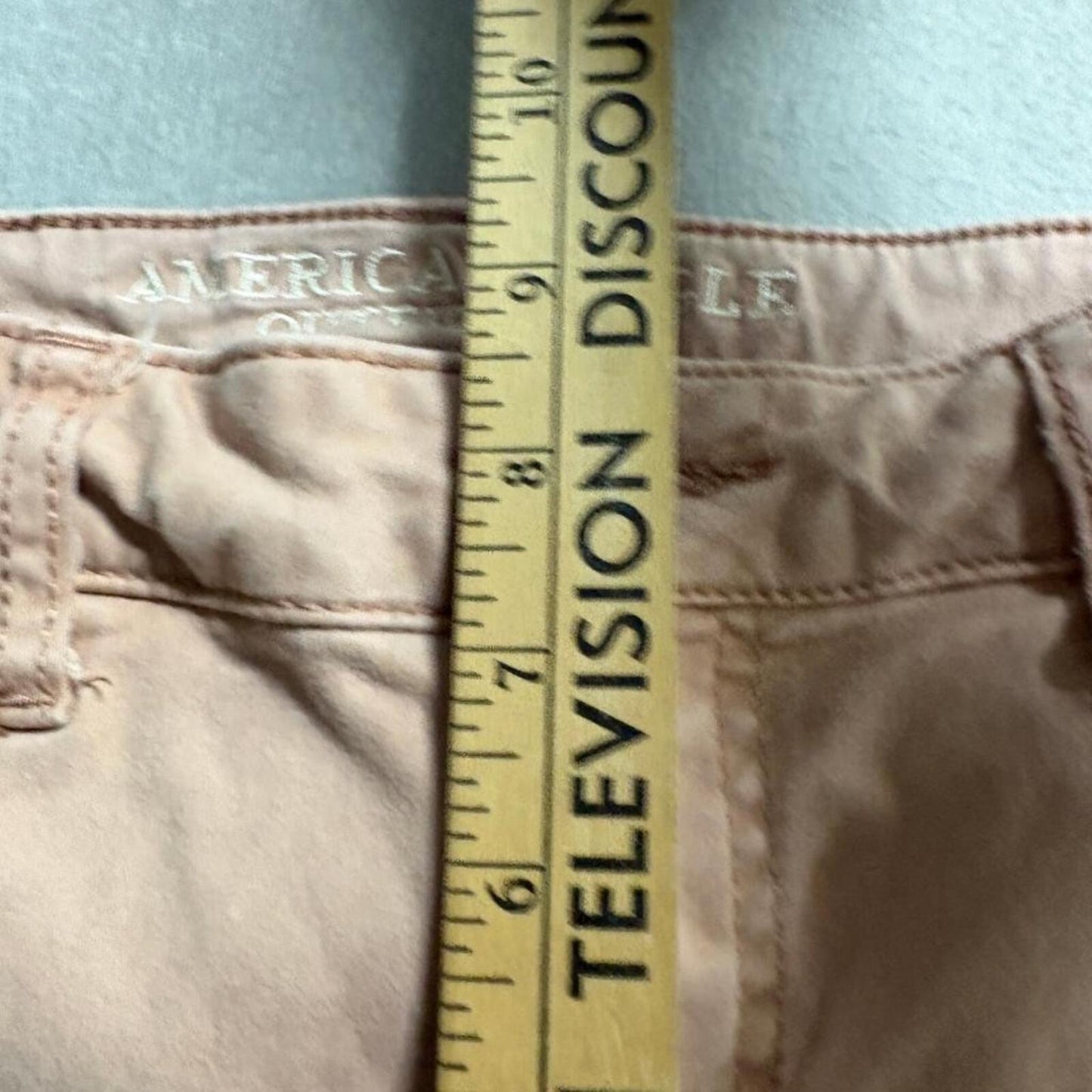 American Eagle Super Stretch Jegging Womens Size 12 Regular Pink Denim Jeans