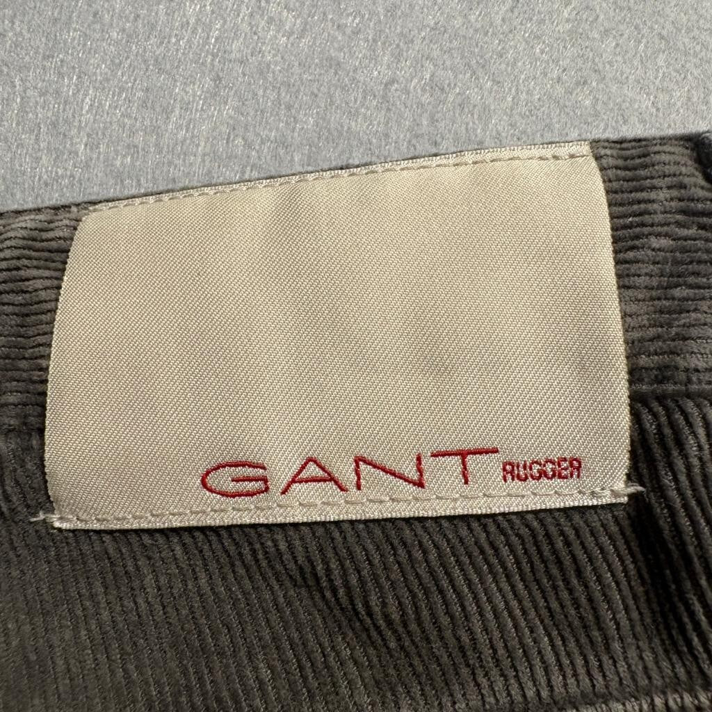 Gant Rugger The Cordster Pants Mens 30x32 Brown Corduroy Stretch Slim Straight