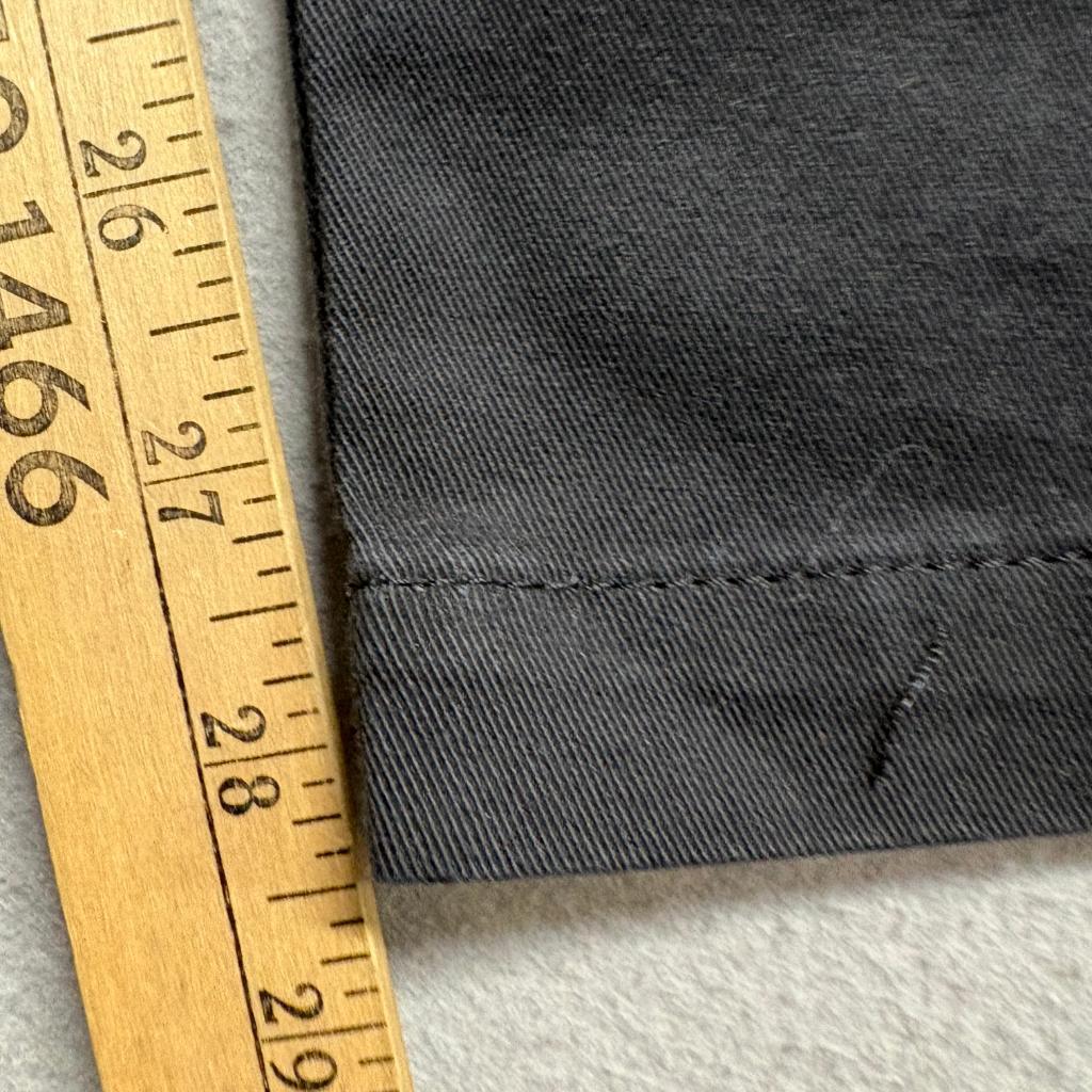Dickies Skinny Straight Double Knee Pants Mens 31x30 Black Workwear WP811BK