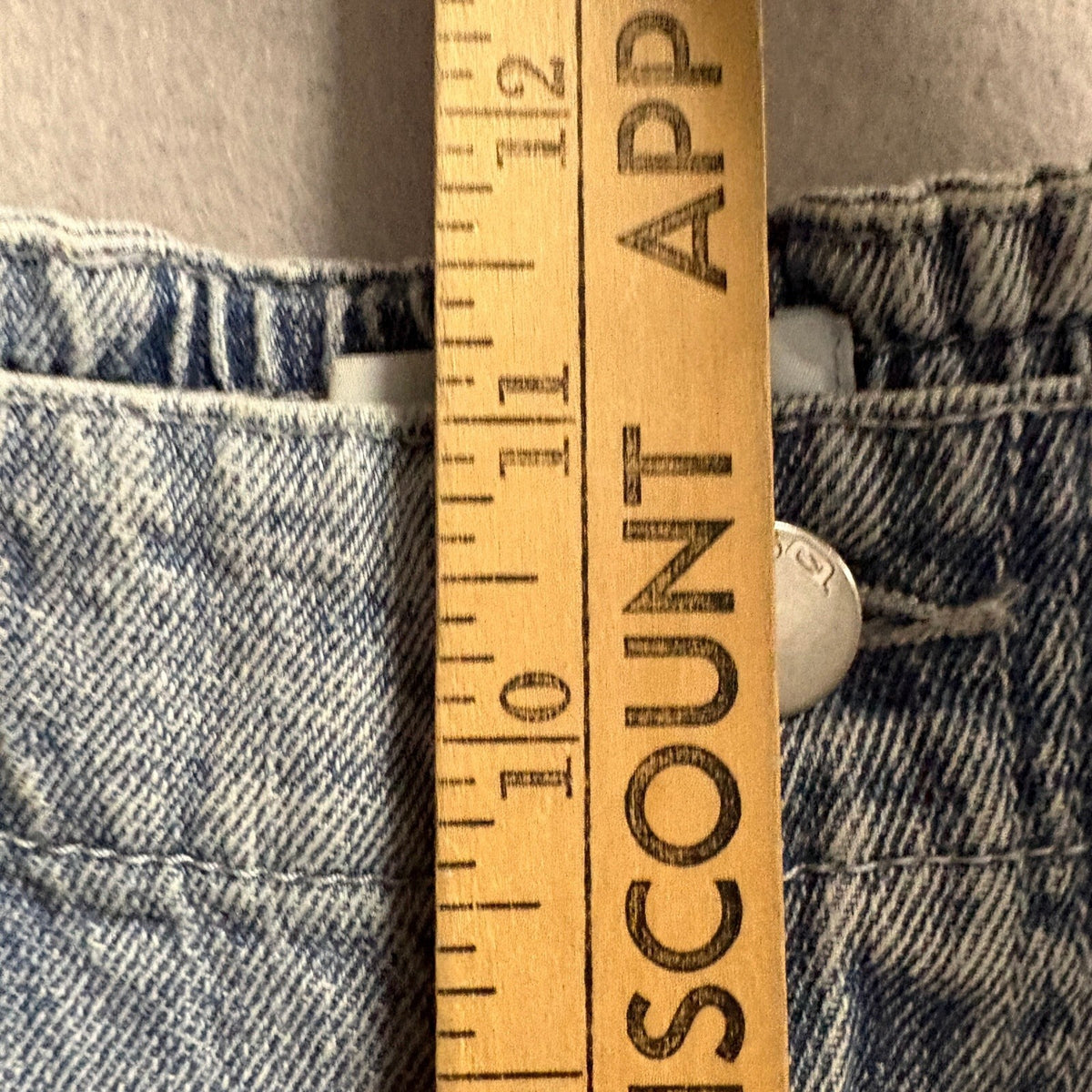 RSQ Cargo Jeans Womens 27 Light Wash Denim High Rise Elastic Waist Utility Pants