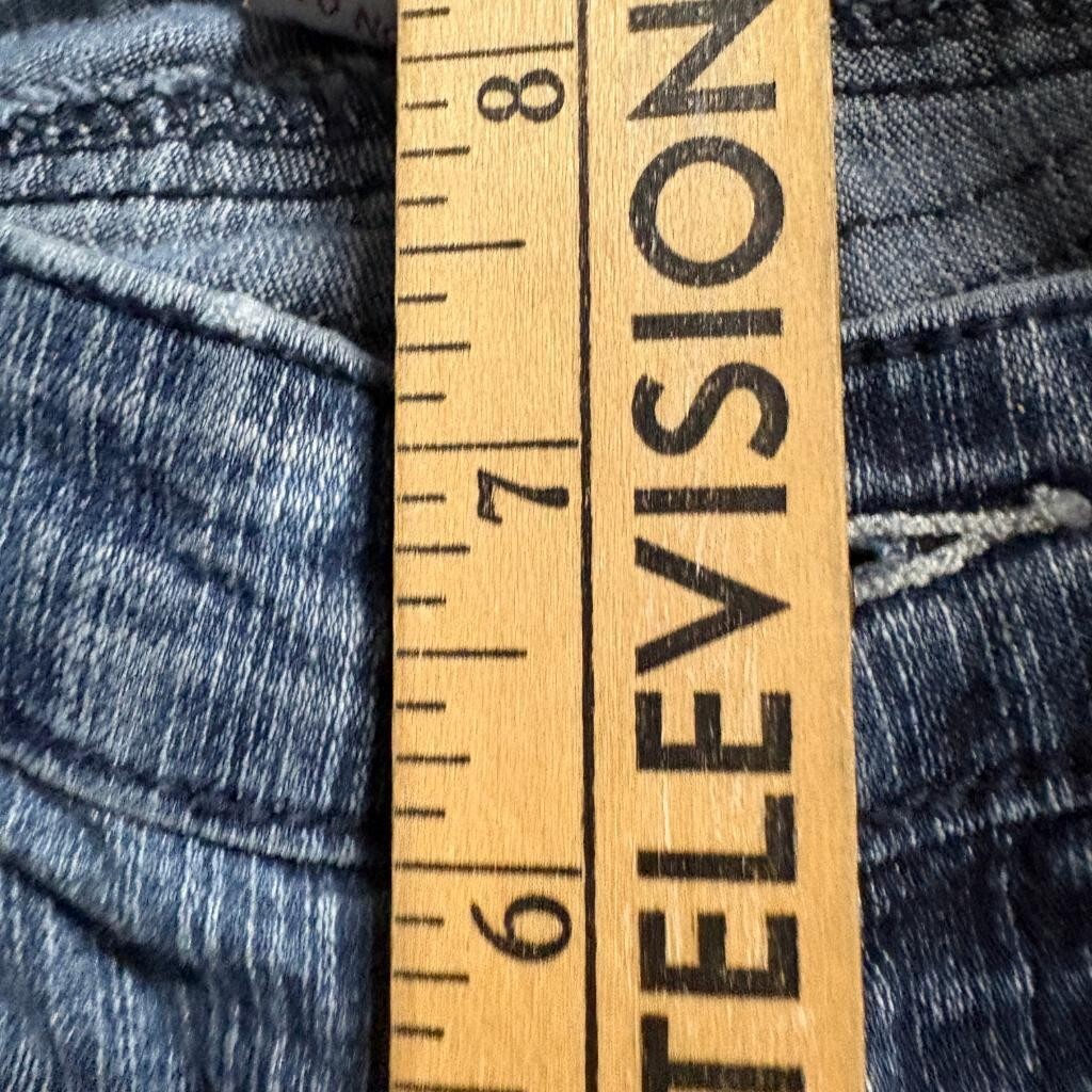 Saza Jeans Womens Size 11 Blue Denim Stretch Straight Leg Low Rise Y2K