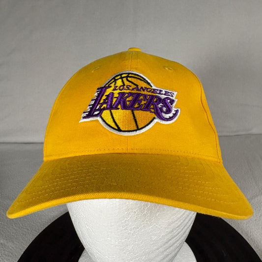 Los Angeles Lakers New Era Hat Cap Mens Adult Yellow Purple Embroidered
