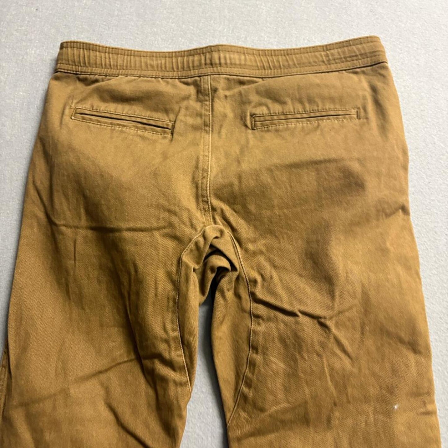 Brooklyn Cloth Jogger Pants Mens Large Brown Cotton Blend Elastic Waist Stretch