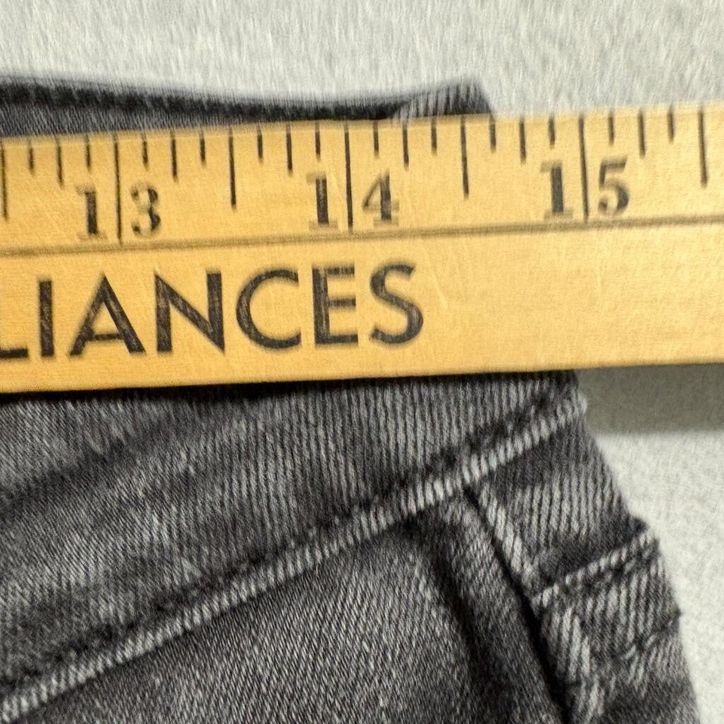 Levis 711 Skinny Jeans Womens 29 Gray Denim Stretch Pants Gray Wash