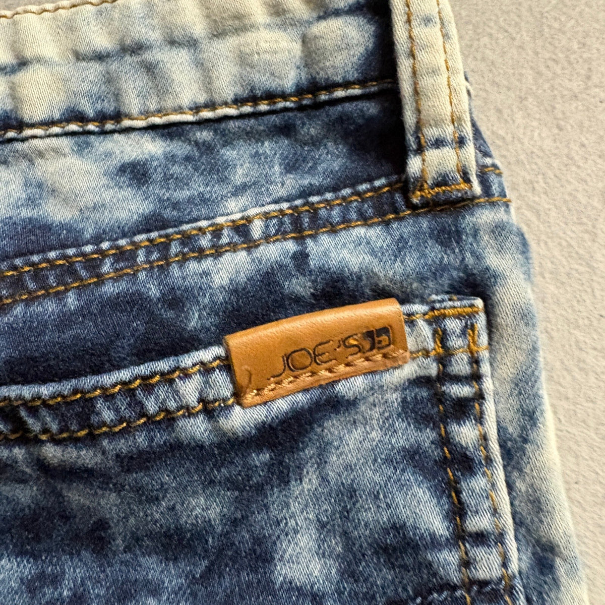 Joe's Jeans Girls Size 12 Acid Wash Blue Denim Skinny Jeans Stretch