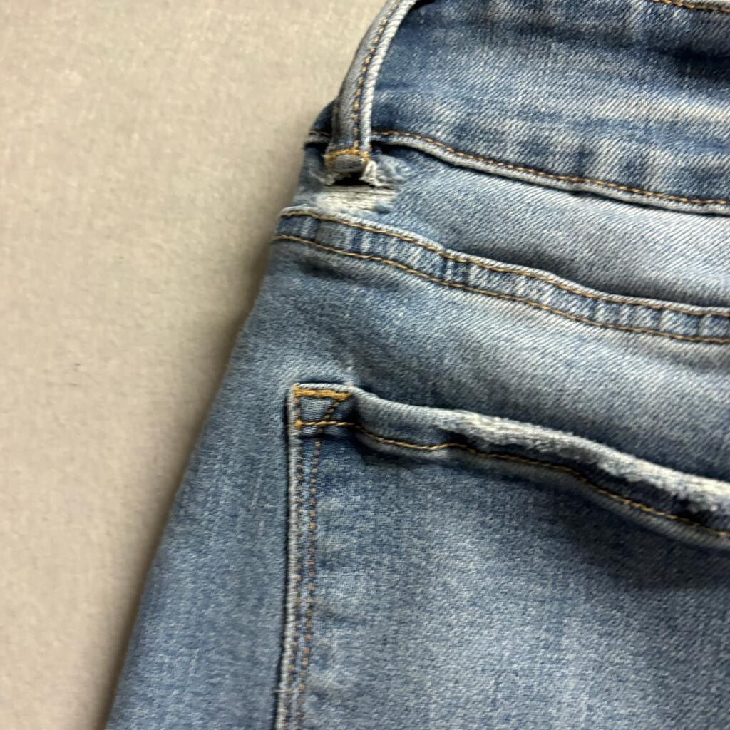 Bridge by Gly High Rise Flare Jeans Womens Size 29 Blue Denim Stretch BG5733R