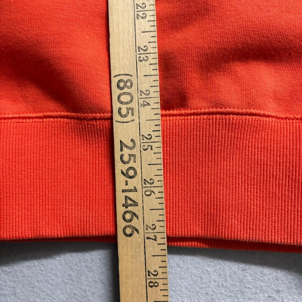Carhartt WIP Chase Sweatshirt Mens Large Orange Crewneck Pullover Fleece