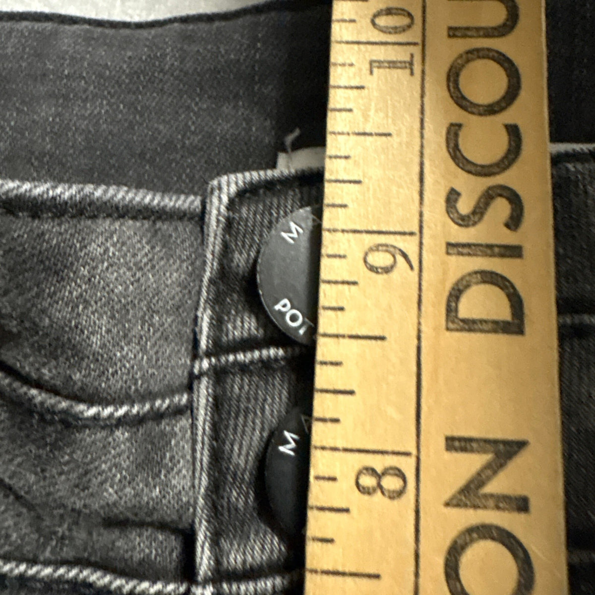 Mashed Potatoes Womens Size 28 Gray Leopard Side Stripe Mid Rise Skinny Jeans
