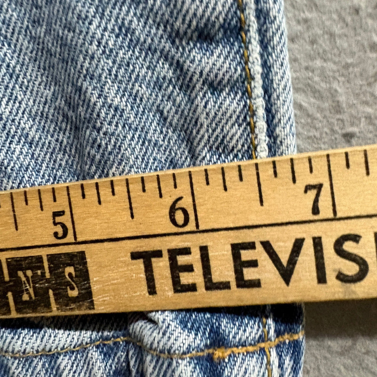 Vintage Pepe Jeans London Womens 24 Light Wash Denim High Rise Straight Leg USA