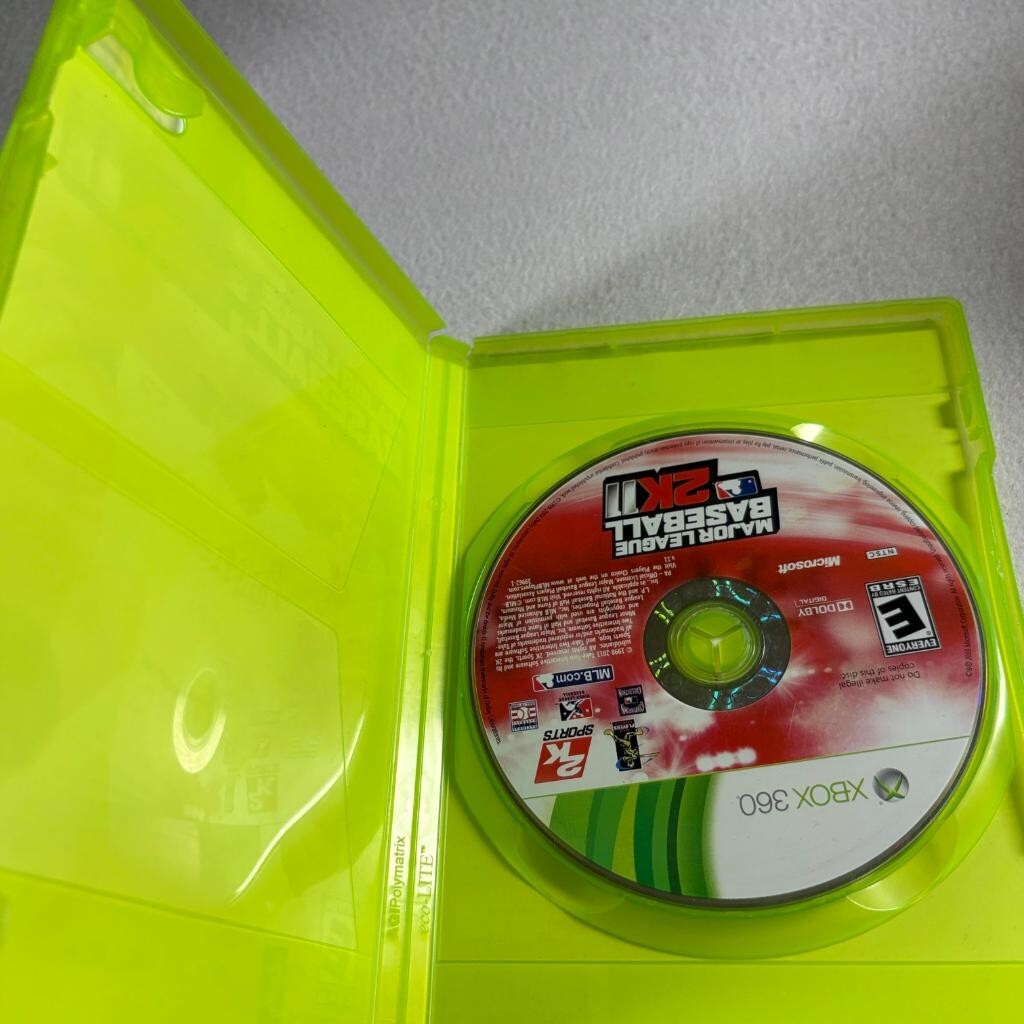 Major League Baseball 2K11 Xbox 360 MLB 2K11 Sports Game Roy Halladay Cover