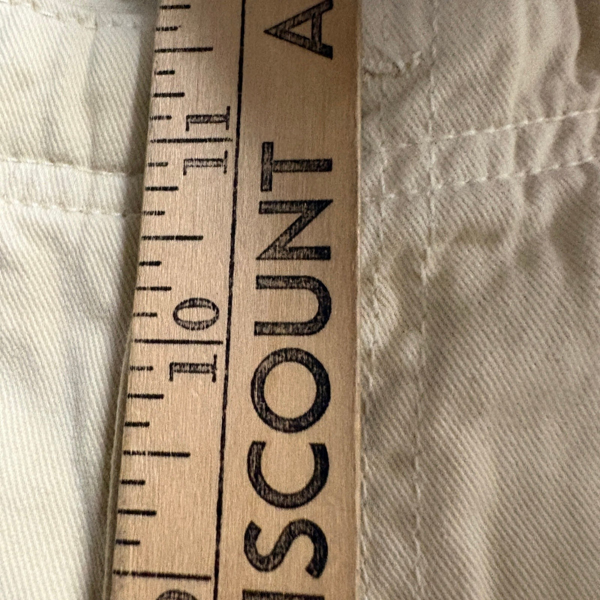 Free People Wide Leg Pants Womens Size 12 Beige Cotton High Rise Boho Chino