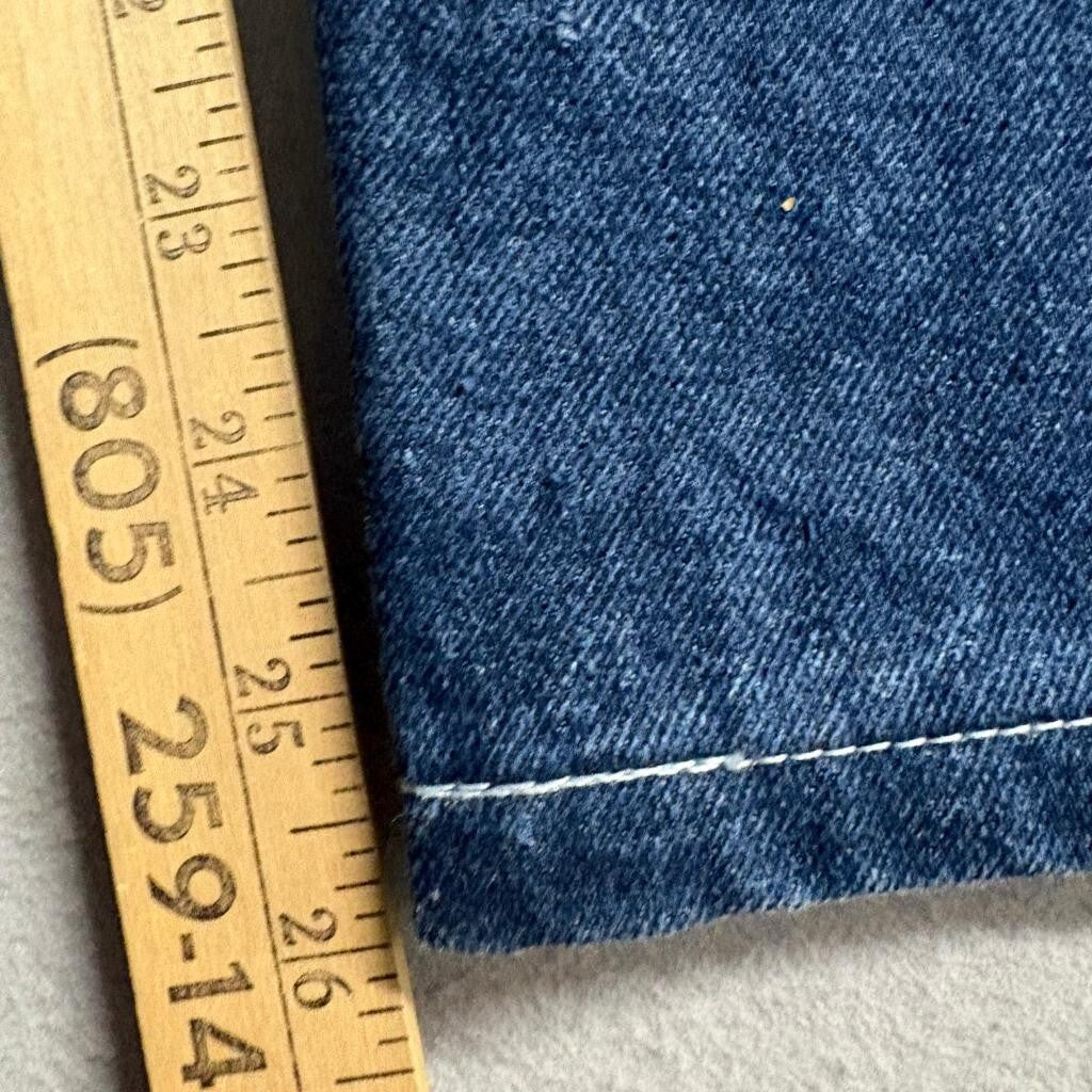 Street Rules Mens Jeans 36x32 Distressed Patchwork Denim Hip Hop Streetwear Blue