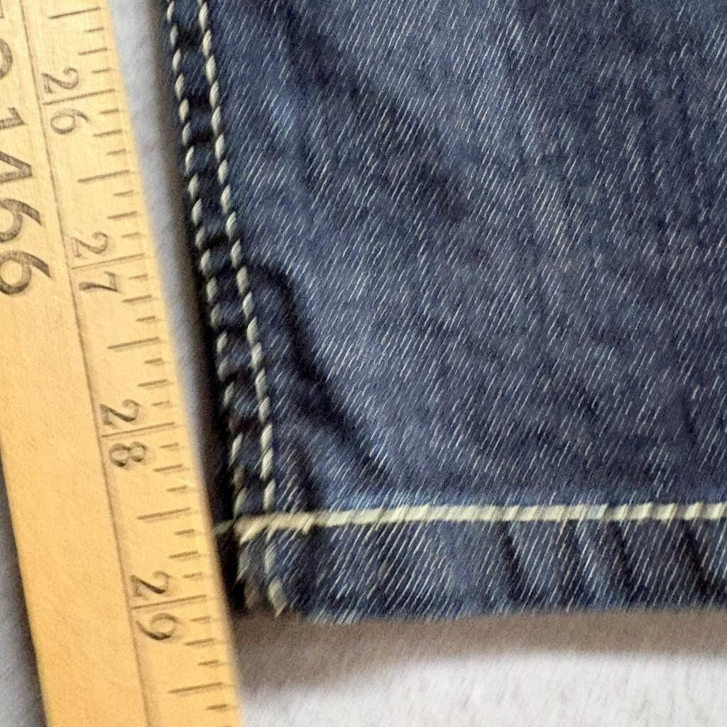 Aeropostale Bayla Skinny Jeans Womens 3/4 Short Dark Wash Blue Denim Stretch
