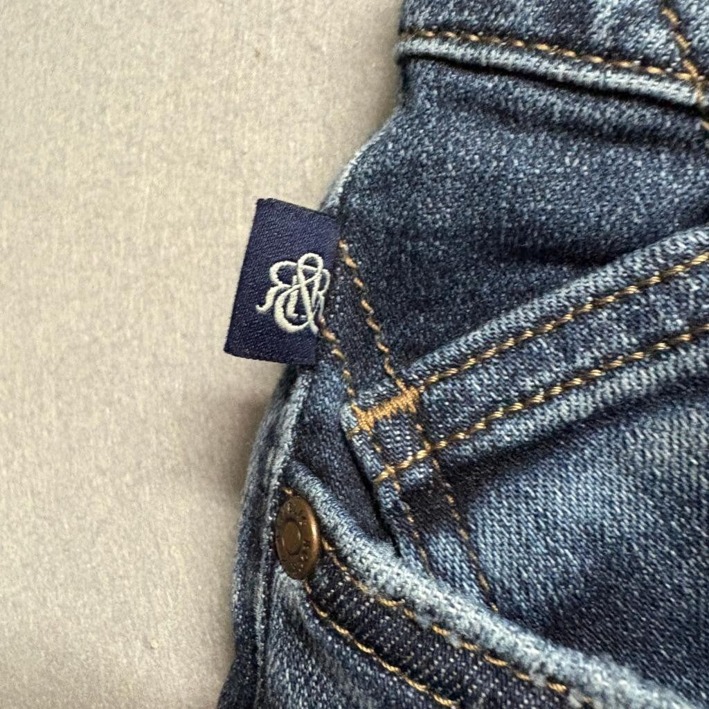 Rock and Republic FIXX Skinny Jeans Womens 16M Blue Denim Distressed R013937