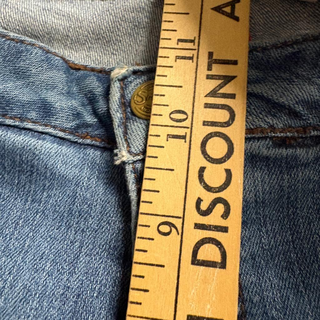 Smith's Workwear Dungarees Stretch Bootcut Jeans Womens 18W Blue Denim