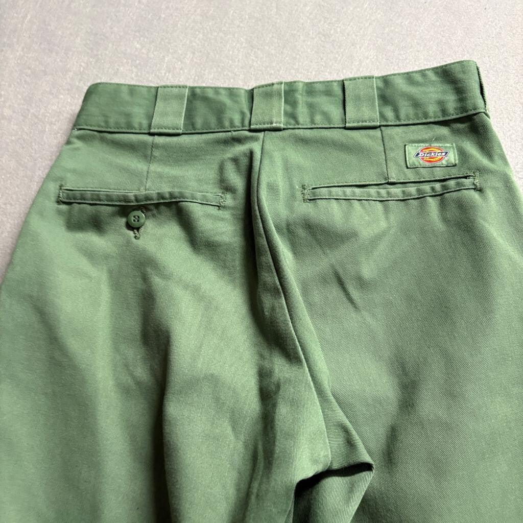 Dickies 874 Original Fit Work Pants Mens 28x30 Green Twill Chino Icons