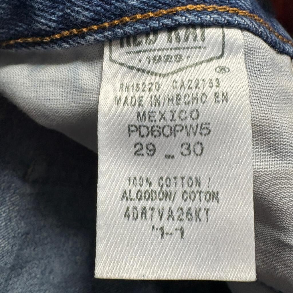 Red Kap Work Jeans Mens 29x30 Blue Denim Straight Leg 100% Cotton PD60PW5