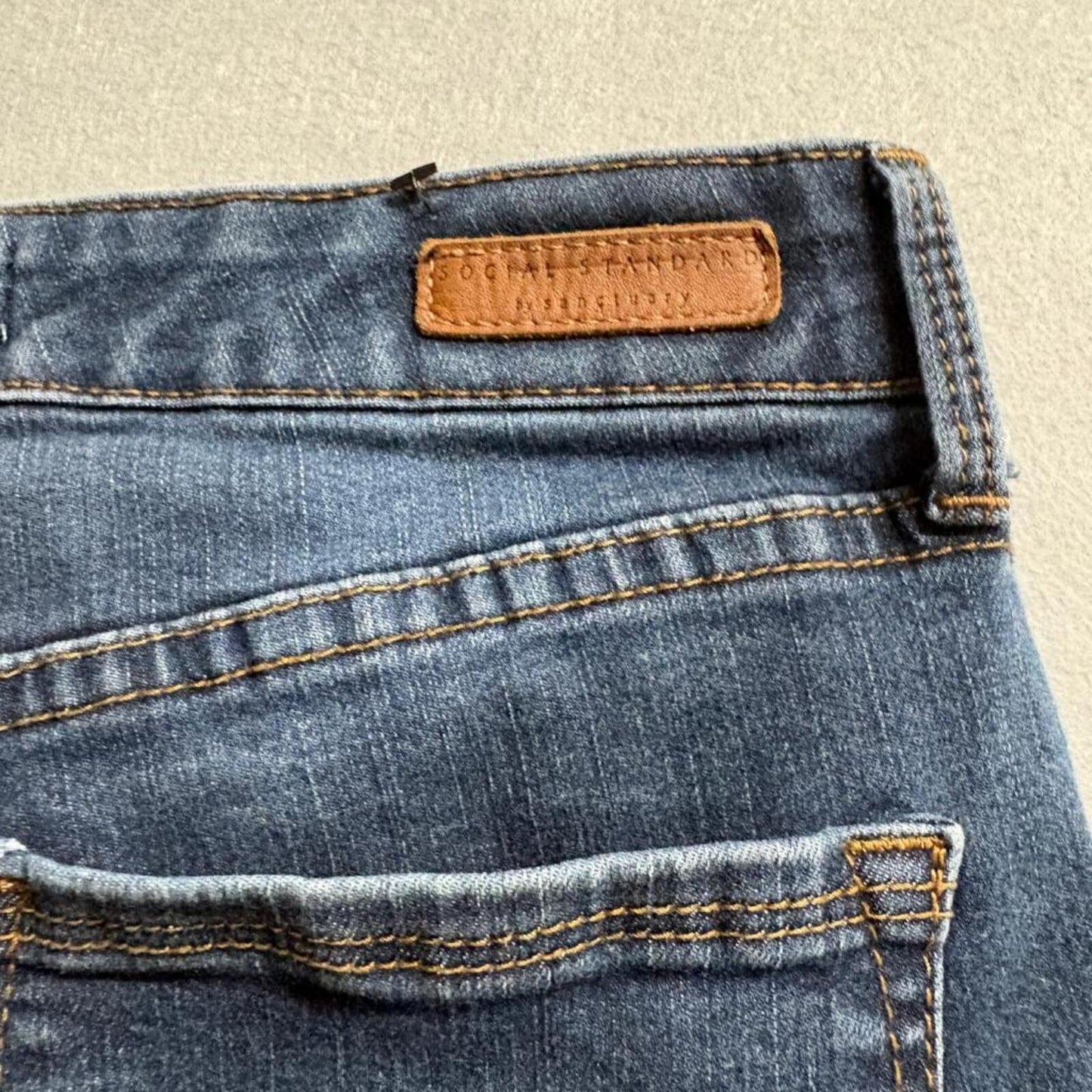 Social Standard by Sanctuary High Rise Skinny Jeans Womens Size 8/29 Blue Denim