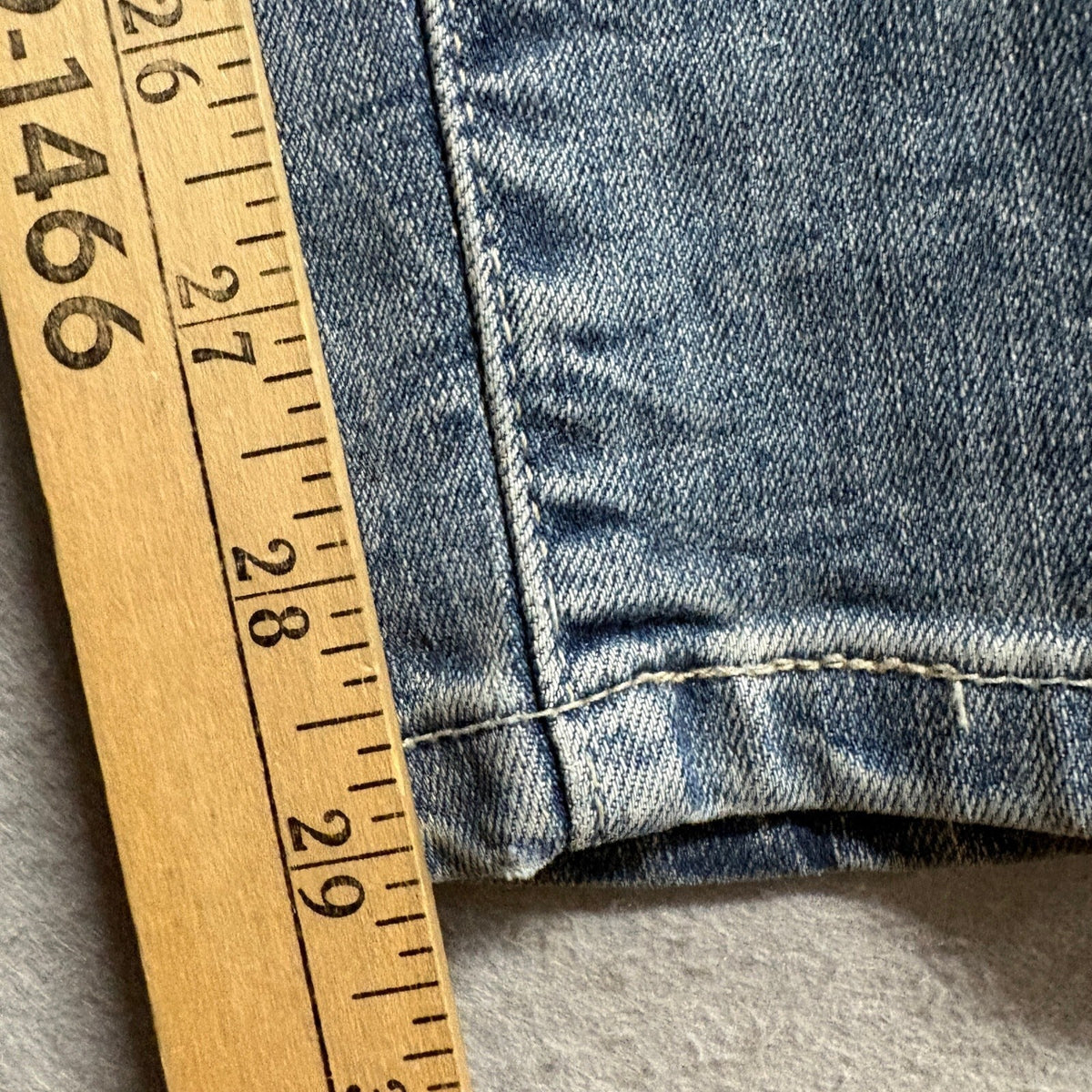 Levis Legging Jeans Womens 26x28 Blue Denim Skinny Stretch Low Rise