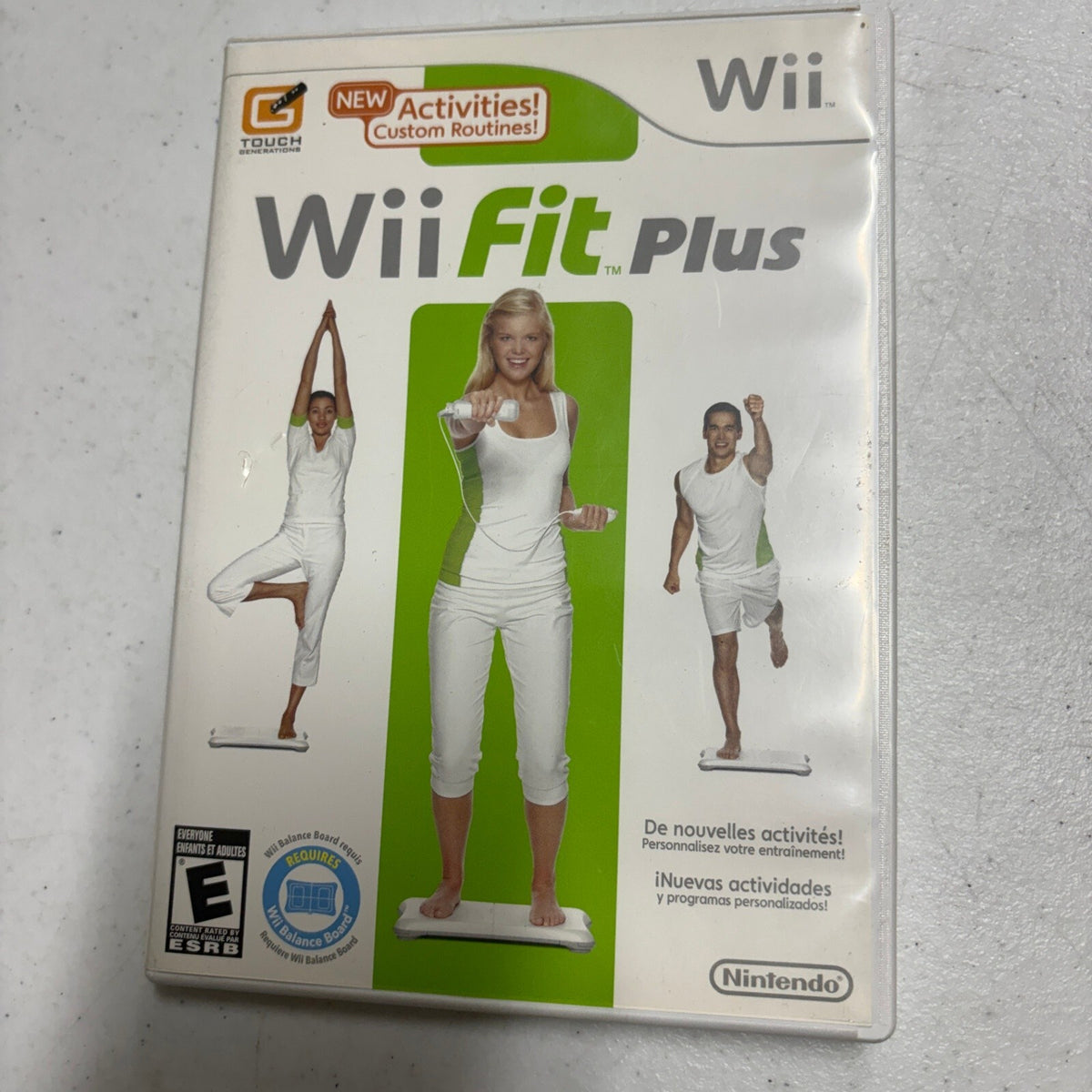 Wii Fit Plus Nintendo Wii Game Disc Case Included Tested NTSC