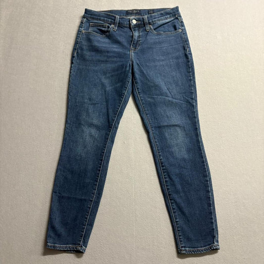 Lucky Brand Ava Skinny Jeans Womens 6/28 Regular Mid Rise Blue Stretch Denim