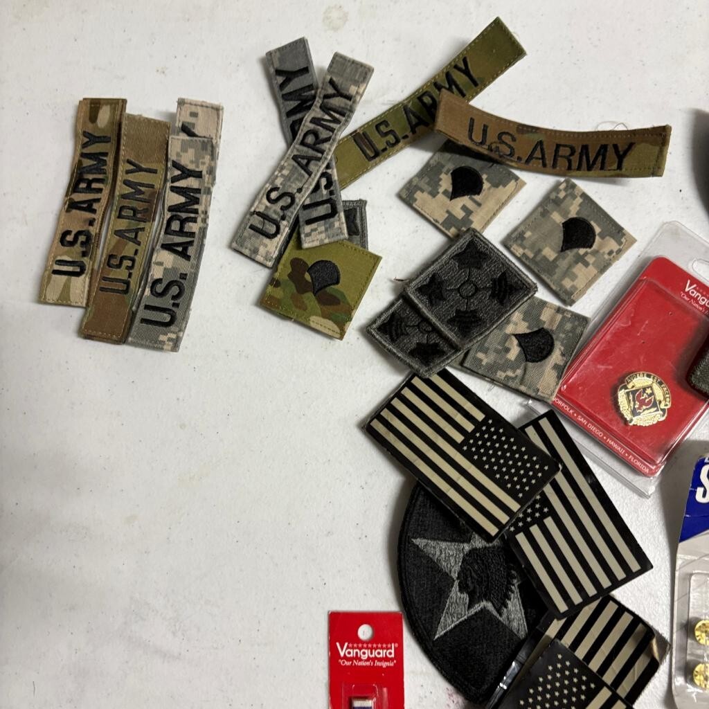 US Army Military Patch Insignia Lot 2nd Infantry Division ISAF Sapper Vanguard