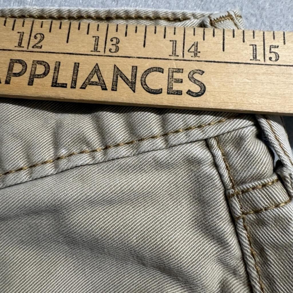 Levis 508 Commuter Pants Mens 29x30 Khaki Beige Slim Tapered Twill Chino