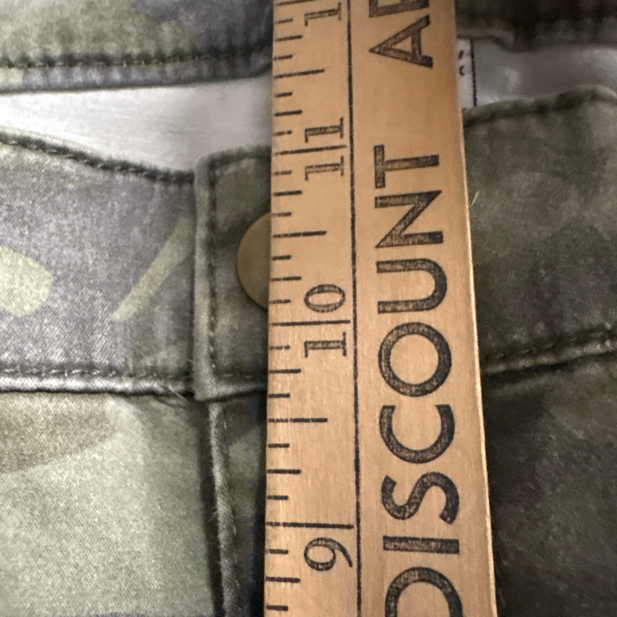 Ava & Viv Women 18W Camo Jeggings Green Camouflage Stretch High Rise Pants