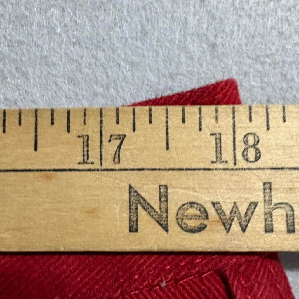 Vintage Gate Jeans Red Denim Pants Womens Size 38 Cotton High Rise Straight Leg