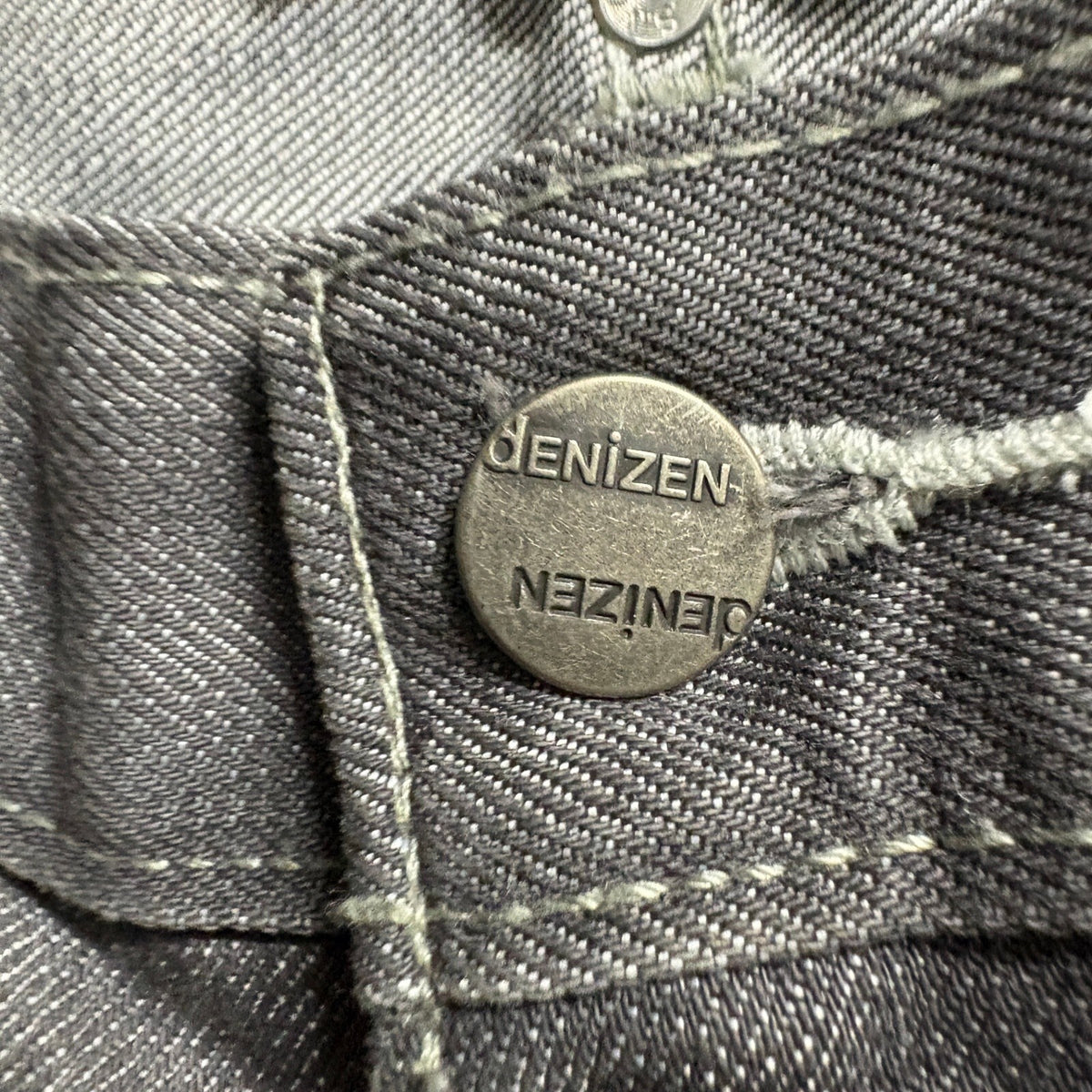 Denizen from Levis 218 Slim Straight Jeans Mens 34x34 Gray Denim Pants