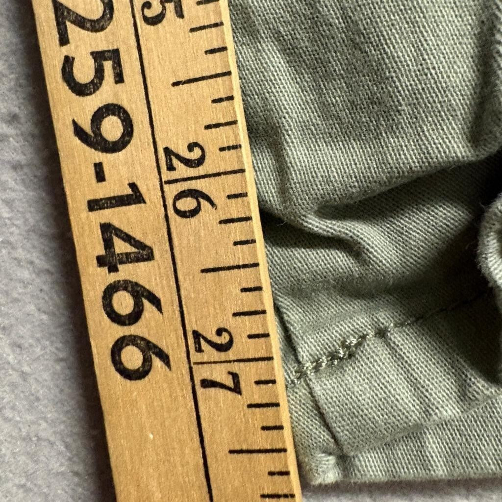 d.jeans Womens Cargo Pants Size 16 Green Cotton Blend Utility Pockets Mid Rise